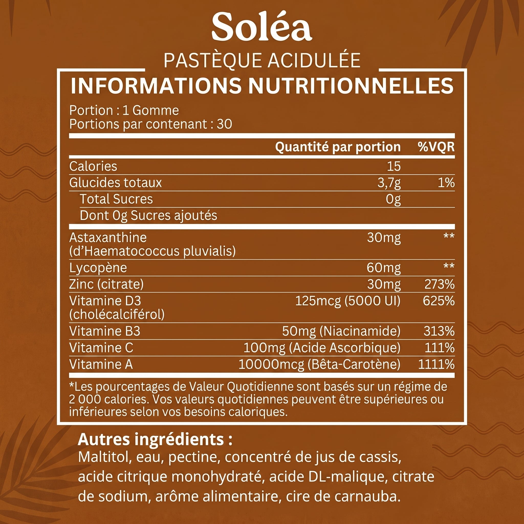 Gummies Autobronzants Soléa